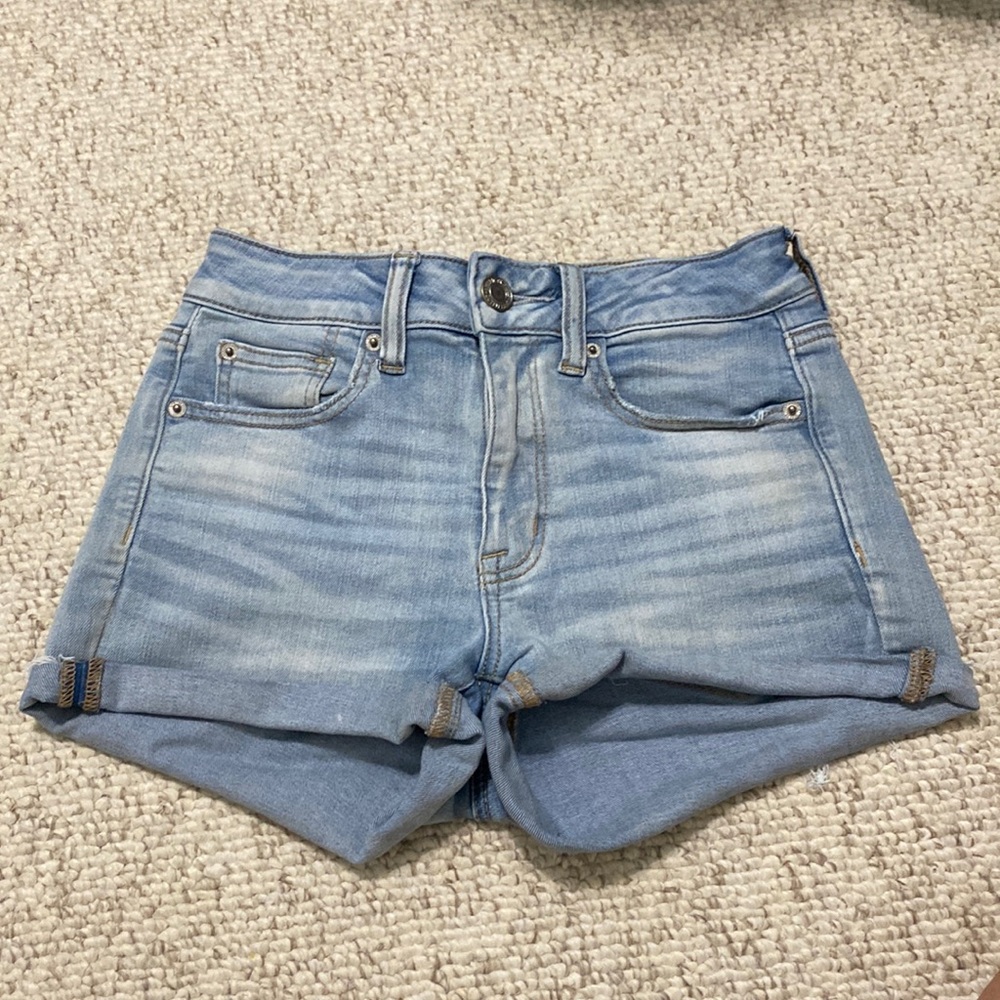 American Eagle light wash shirt size 4